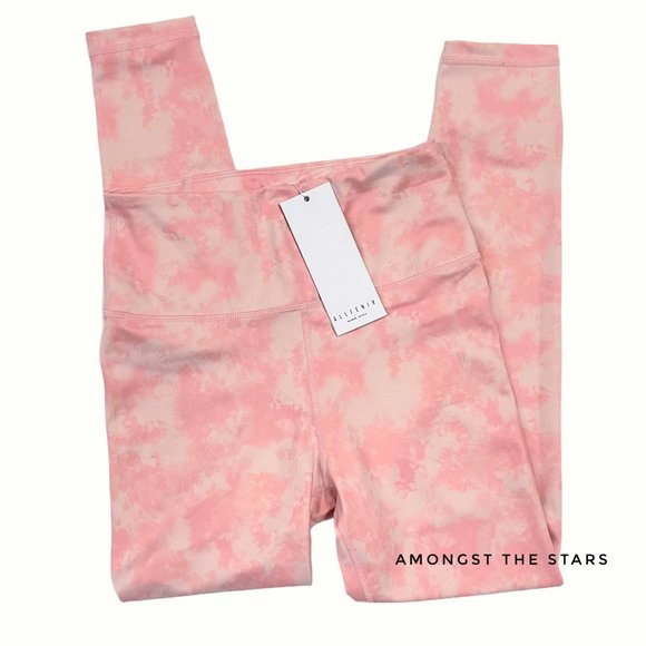 All Fenix Blush Pink Tie Dye Sports Bra & Leggings - Picture 9 of 14